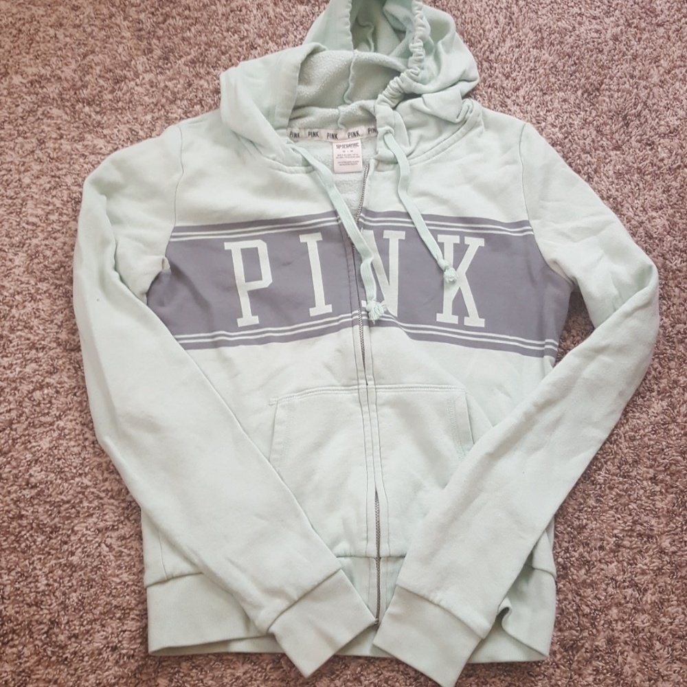 Size Medium PINK mint green sweatshirt